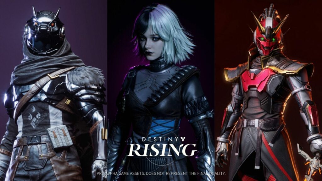 Destiny Rising pre-alpha assets character models