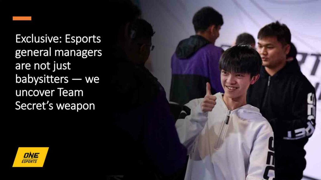 Team Secret's Ong Ee Son HOK pro player in featured image for ONE Esports article "Exclusive: Esports general managers are not just babysitters — we uncover Team Secret’s weapon​"