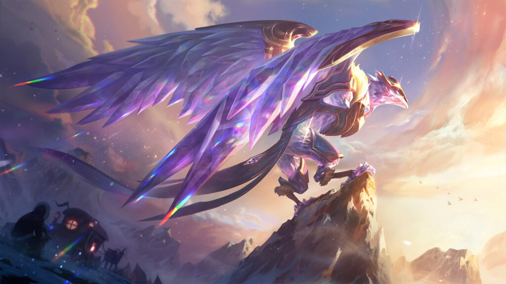 Victorious Anivia skin splash art from League of Legends