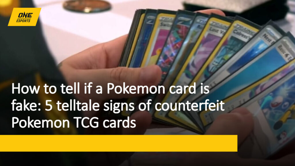 Pokemon TCG How to spot fake or counterfeit Pokemon Cards