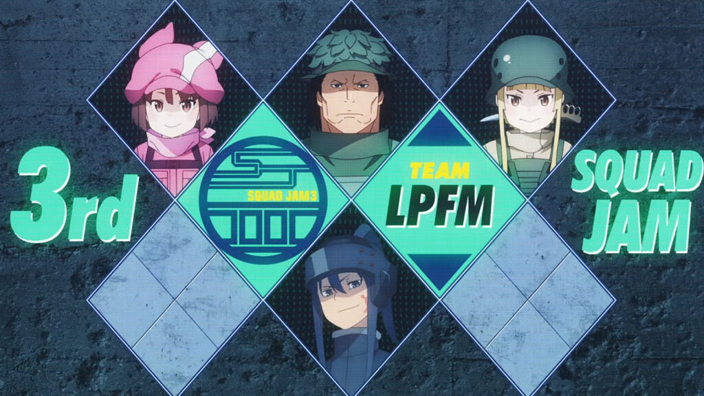 Tournament Squad Jam from Sword Art Online Alternative Gun Gale Online season 2 trailer -- Sword Art Online Alternative Gun Gale Online season 2 episode 1