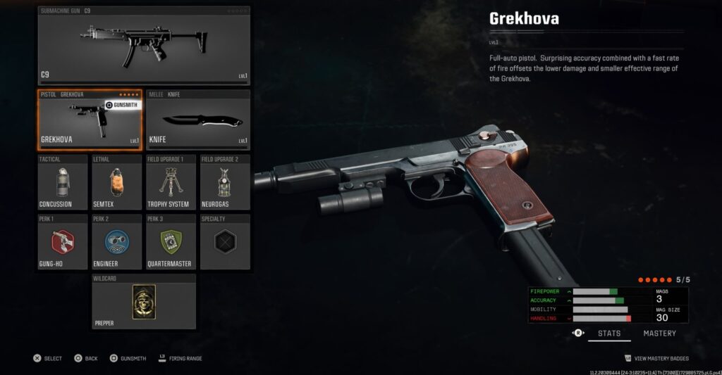 Best Grekhova class setup in Bo6