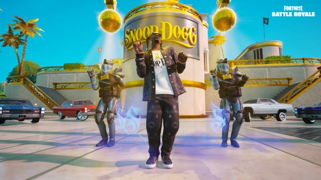 Snoop Dogg NPC boss in Fortnite Chapter 2 Remix