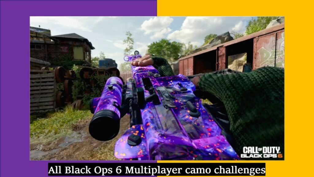 Dark Matter camo in ONE Esports' image for all Black Ops 6 Multiplayer camo challenges