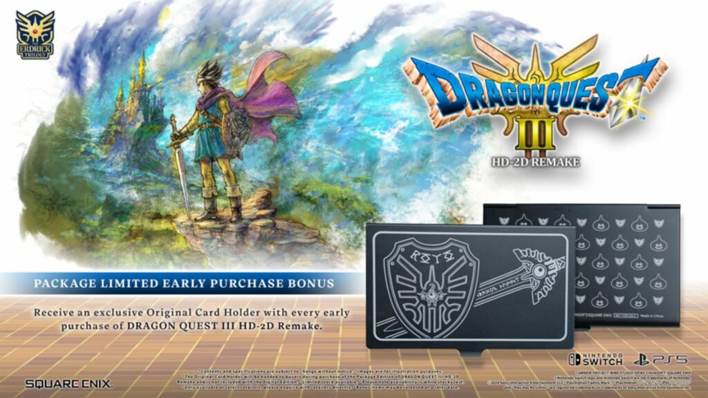 Dragon Quest 3 HD-2D Remake preorder bonus in-game item details