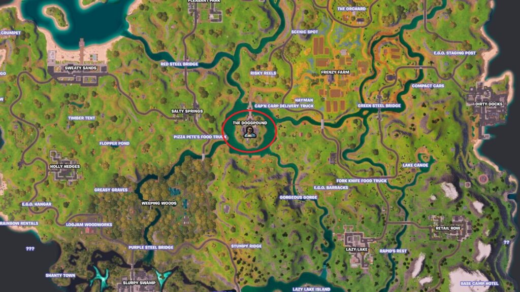 Snoop Dogg boss location in Fortnite Chapter 2 Remix