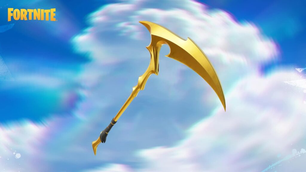 Golden Scythe Picaxe in Fortnite