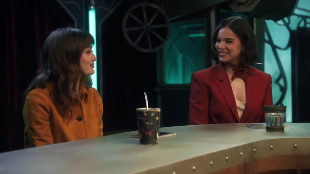 Ella Purnell and Hailee Steinfeld in Arcane Afterglow