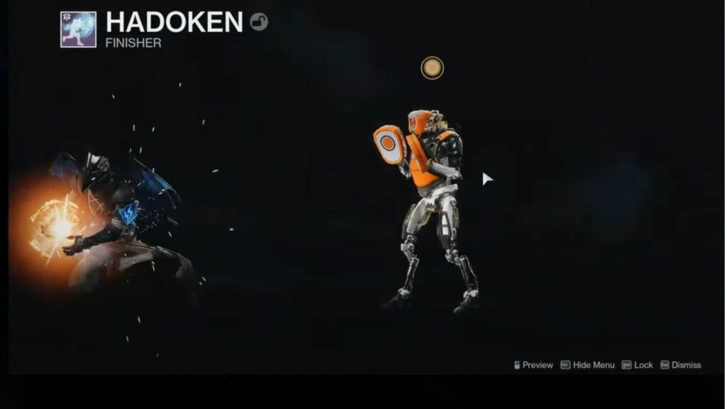 Destiny 2 Hadoken finisher