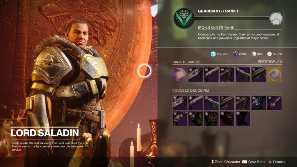 Destiny 2 Iron Banner release date