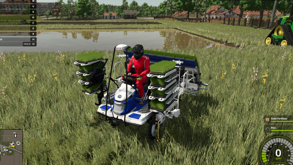 How to cultivate rice in Farming Simulator 25