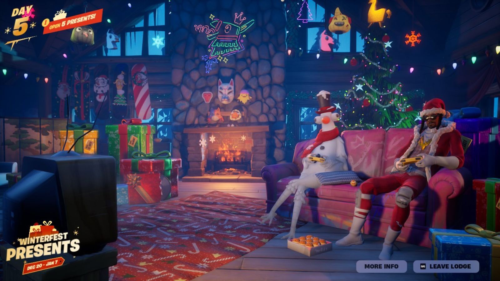 Fortnite Winterfest presents