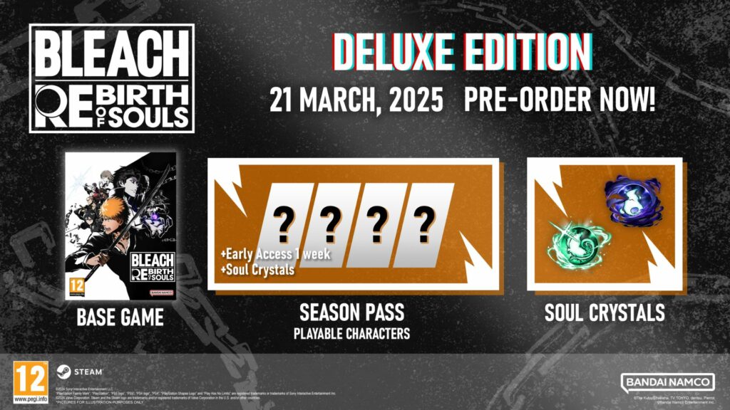 Bleach Rebirth of Souls Deluxe Edition contents