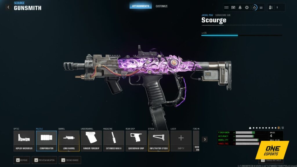 Best SMG loadout in Resurgence right now is the Jackal PDW