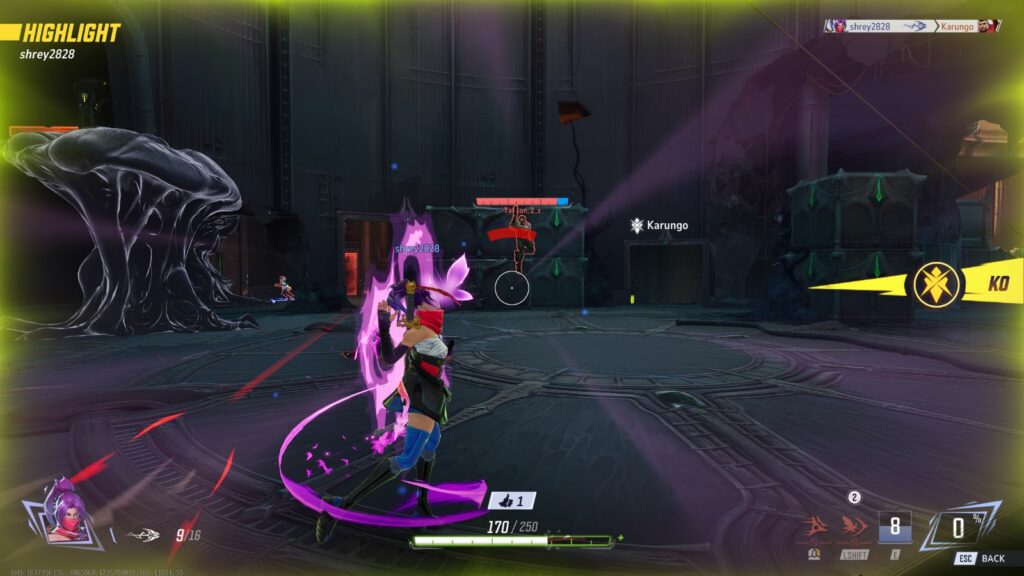 Psylocke gameplay from Marvel Rivals