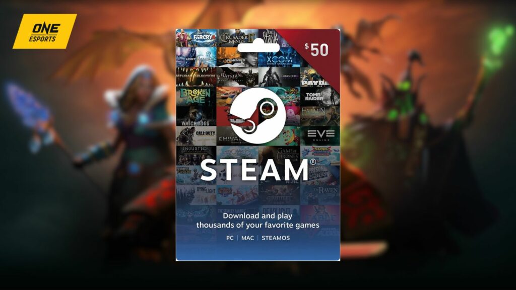 Steam US$50 gift card