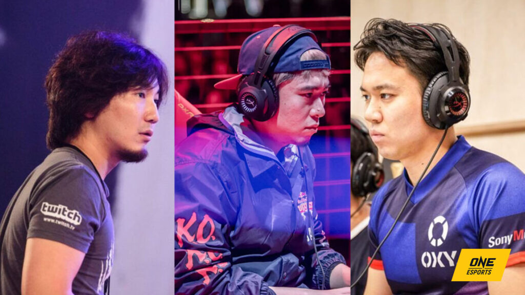 Japanese Street Fighter legends Daigo, Bonchan, and Tokido